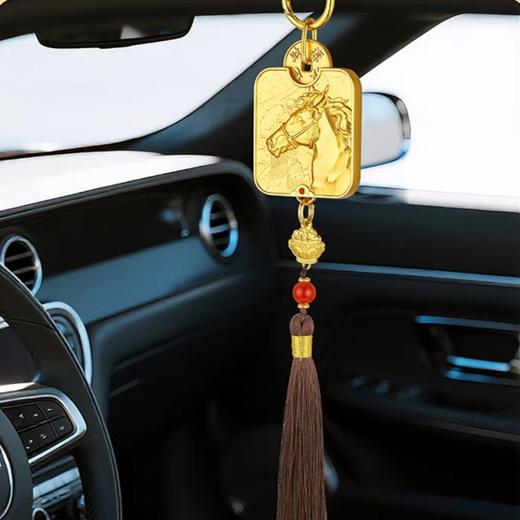 上新了故宫联名马年黄金挂件， 含999足金，灵感源自故宫博物院神骏龙马 商品图3