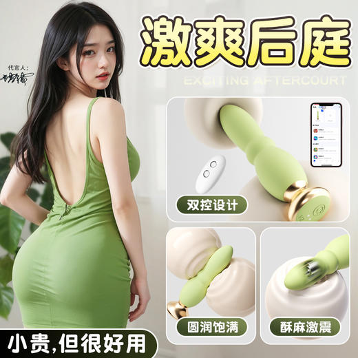 谜姬 青纱帐无线遥控后庭肛塞阴肛两用 商品图1