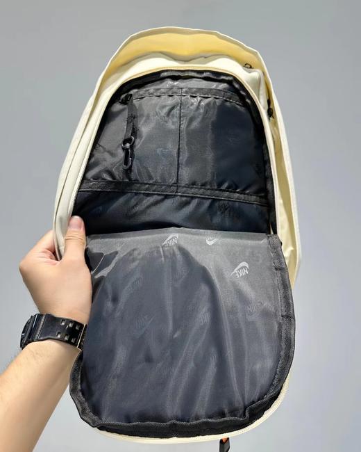 F011632轻便防水纯色大logo抽绳双肩包冬季书包 商品图11