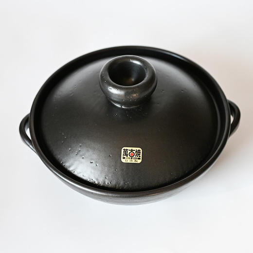 【日本进口万古烧砂锅】原装宽口土锅煲汤家用燃气煲仔饭水煮鱼火锅 商品图1