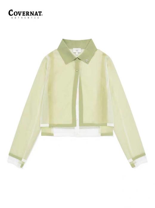 【春上新】【6折】6楼COVERNAT女士层叠领子针织开衫CO2402KT77吊牌价1199折后价719 商品图0