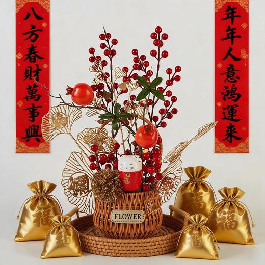 新年春节装饰过年喜庆桌面摆件氛围场景布置礼品摆件 商品图2