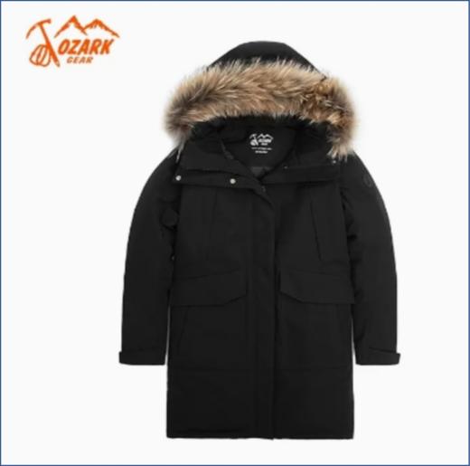 【年货炸场】奥索卡女款女中厚长款保暖羽绒服 156617【无货退款】 商品图0