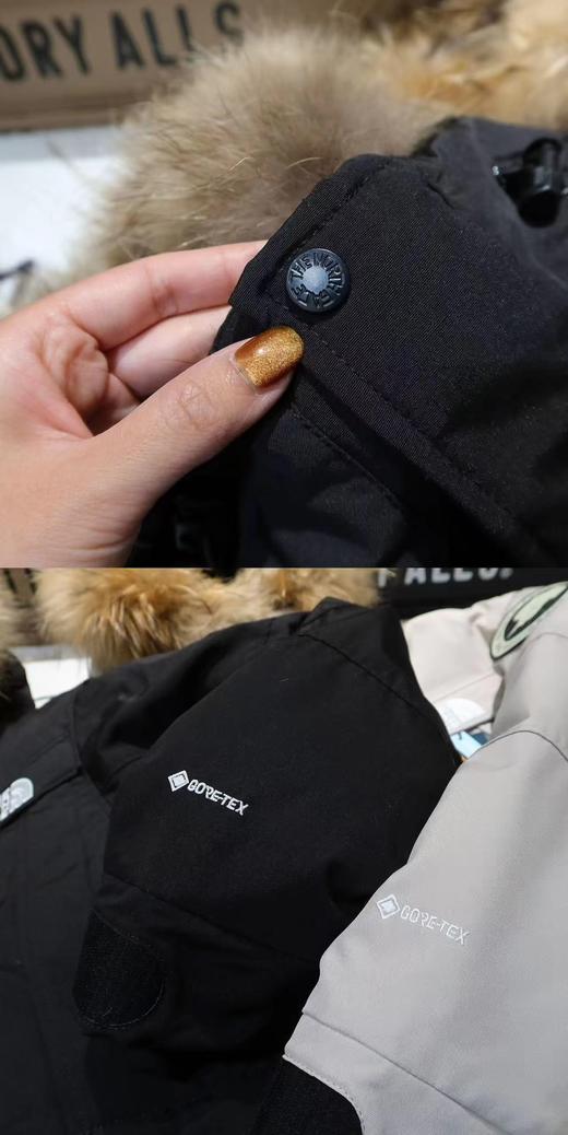 F011601极地系列中长款毛领连帽羽绒服男女同款 商品图10