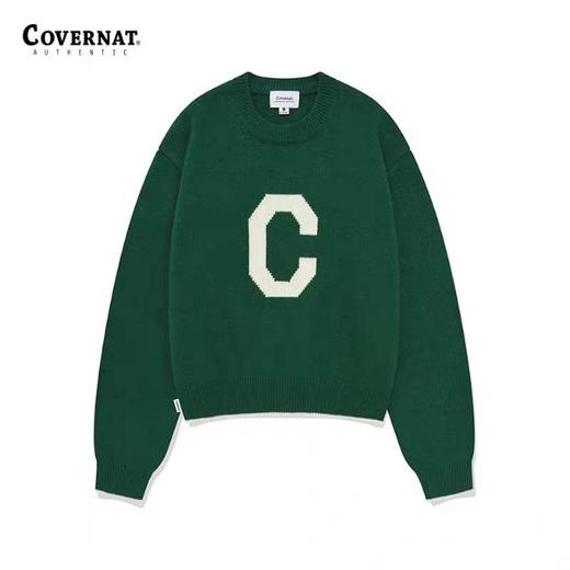 【春上新】【6折】6楼COVERNAT女士  C LOGO 水手领针织衫吊牌价599折后价359 商品图0