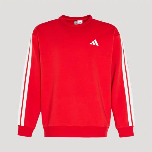 【春上新】【新品上新】7楼Adidas阿迪达斯三条纹红色新年款针织套头衫2026春男卫衣KR2516    吊牌价：549 商品图1