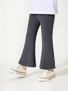 笛莎Deesha 童装女童加绒微喇裤2025年冬季新款宝宝儿童时尚保暖打底裤