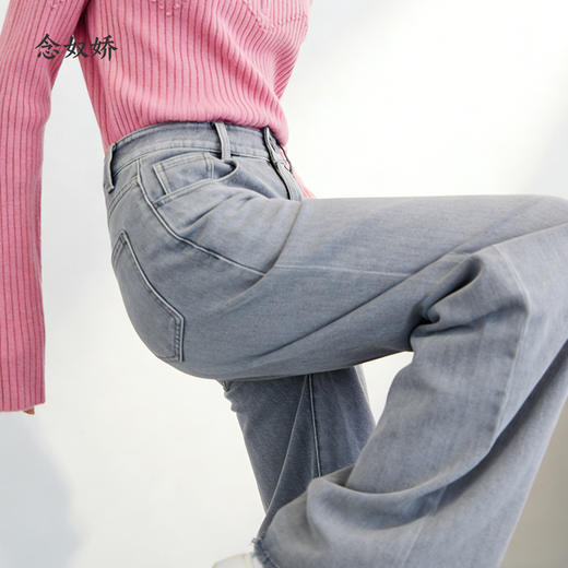 【商场同款】CNT5876/CNT5895  “ 超模裤 ” 云雾灰色两种裤长可选 满足150-170的穿搭需求 商品图1