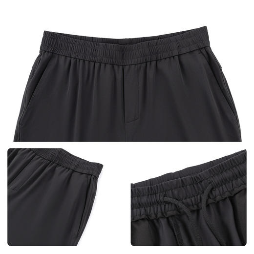 【户外/防泼水】柒牌男士便装长裤微皱肌理面料柔软舒适男装裤子130H71180 商品图3