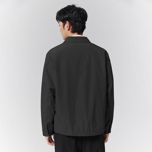 GXG男装春季简约翻领日常通勤休闲舒适男式短款夹克外套K&C 商品图7