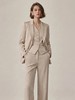 IWY/轻奢金丝肌理感槟色西装套装女新款播音主持人正装马甲三件套职业装正式场合WCVP339 商品缩略图3