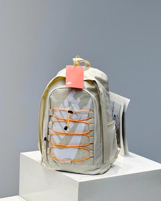 F011632轻便防水纯色大logo抽绳双肩包冬季书包 商品图6