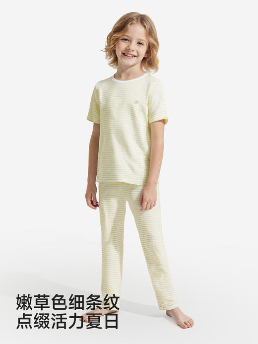 英氏童装儿童家居服套装蚕丝睡衣男童女童居家服YLTAJ1S010A YLCAJ1S008A 商品图4