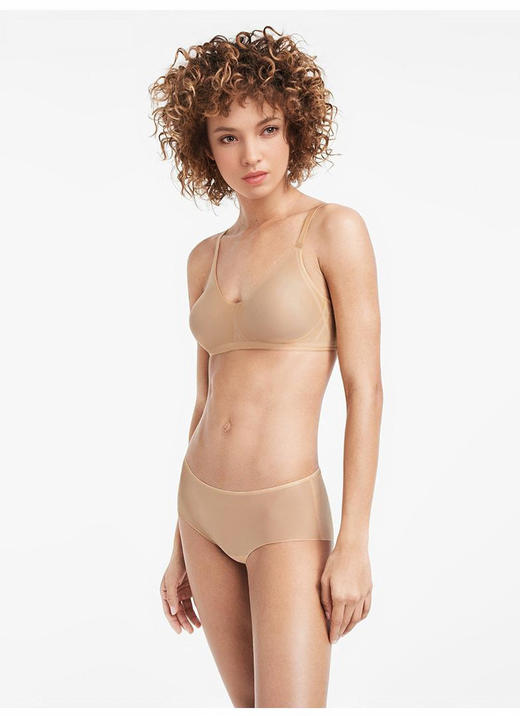 断码特价！官网1250+ 沃家3D植绒条软支撑收副乳防下垂文胸柔弹聚拢塑形无钢圈胸罩内衣 商品图4