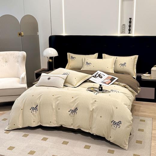 年末大清仓，售完不补！【新疆纯棉生态火磨毛四件套】A类母婴品质   棉花纤维细软   陶瓷磨毛工艺   云朵的肤感   吸湿透气   保暖性好 商品图1