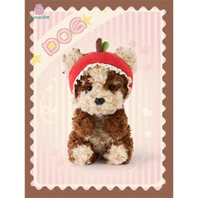 28CM苹果头套狗毛绒公仔-纪念日百货门店同款168194662