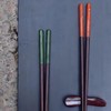 《双紫》小叶紫檀大漆橙红螺钿圆筷  葱绿螺钿圆筷 商品缩略图0