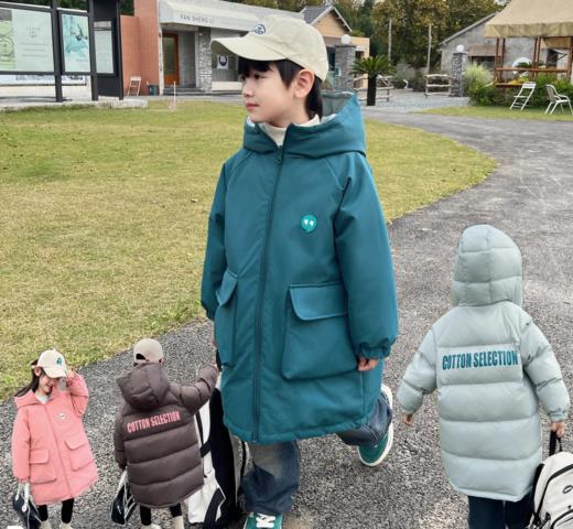 年末清仓中长款两面穿大口袋中长款棉服加厚冬外套 商品图3