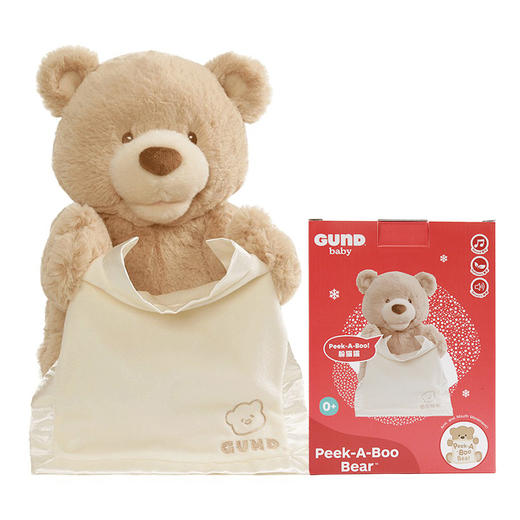 美国Baby Gund [新春款限量版-礼袋1:1赠送] 小兔企鹅熊婴儿躲猫猫毛绒公仔宝宝安抚玩偶0岁+ 商品图2