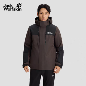 【春上新】【6折】6楼JACKWOLFSKIN狼爪JASPER男款户外防风防水冲锋衣A65684-D0108吊牌价1999折后1199