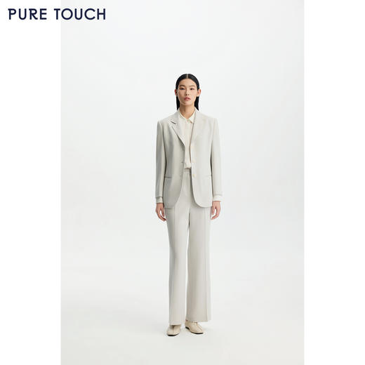 商场同款PURE TOUCH 26春夏新款三醋酸西服外套微收腰轻商务西装 商品图3