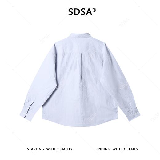 31232SDSA男士秋冬新款痞帅男装美式彩色字母印花长袖衬衫百搭休闲衬衣 商品图4