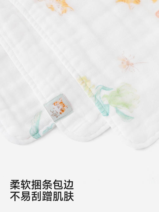 英氏婴儿垫背吸汗巾宝宝方巾新生儿纯棉抗菌2条装YMJSJ0S083A YMGDJ0S086A 商品图4
