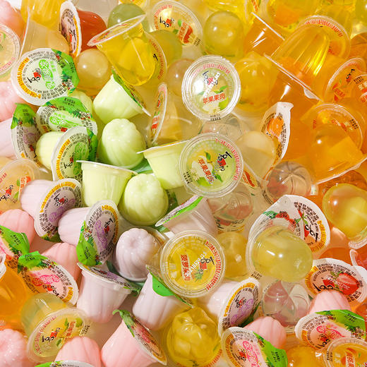 【清爽独特风味】新年过年春节果冻 喜之郎果冻散装 果肉草莓荔枝口味水果味休闲零食果冻500g。jc 商品图1