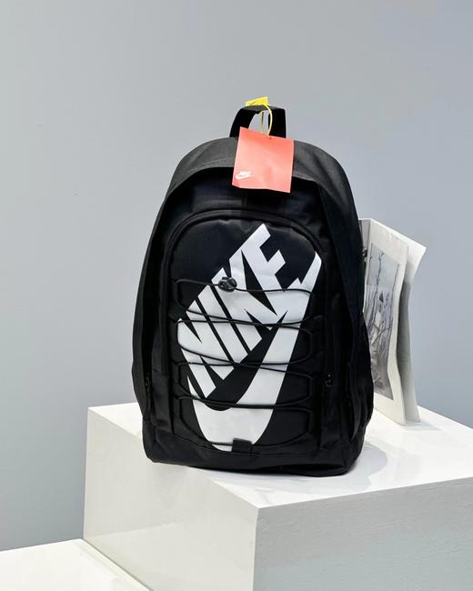 F011632轻便防水纯色大logo抽绳双肩包冬季书包 商品图9