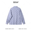 SDSA男士秋冬新款痞帅男装时尚百搭满印蝴蝶提花翻领长袖衬衫百搭 商品缩略图5