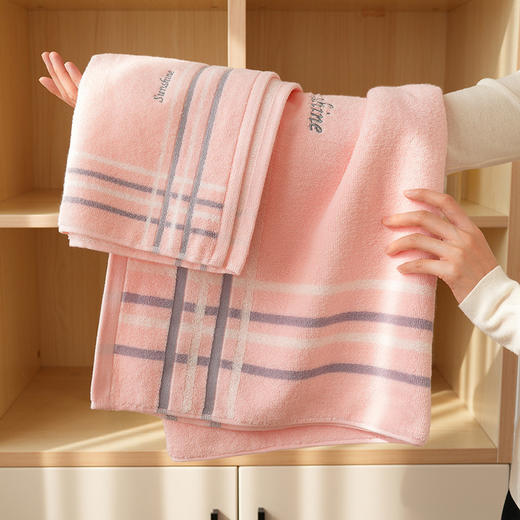 官网79/169 全棉*代同款高支阳光棉质双面毛圈洗脸面巾毛巾柔软吸水加厚洗澡巾沙滩巾浴巾 商品图4