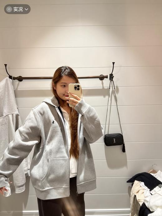 .越南回货正品单，实拍图~~原单！三色！Ralph Lauren/劳伦拉夫 2025春秋新品加厚拉链  连帽卫衣外套  原单马外套 商品图3