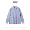 SDSA男士秋冬新款痞帅男装时尚百搭满印蝴蝶提花翻领长袖衬衫百搭 商品缩略图1