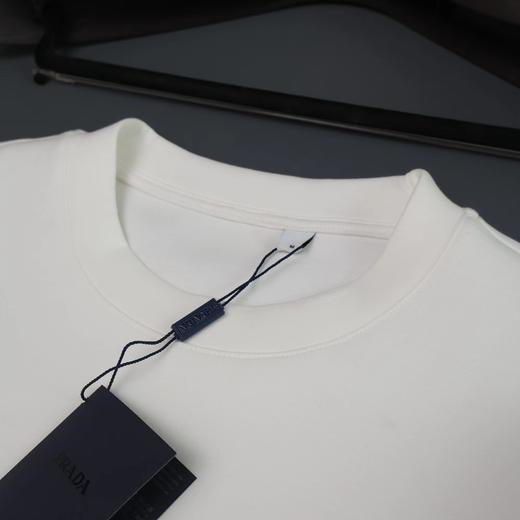 F011614胸前字母logo两色情侣款圆领卫衣 商品图10