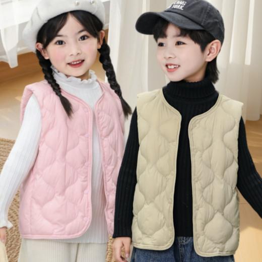 90白鸭绒儿童轻薄儿童羽绒服/马甲 男女童内胆内外穿童装马甲外套 商品图6