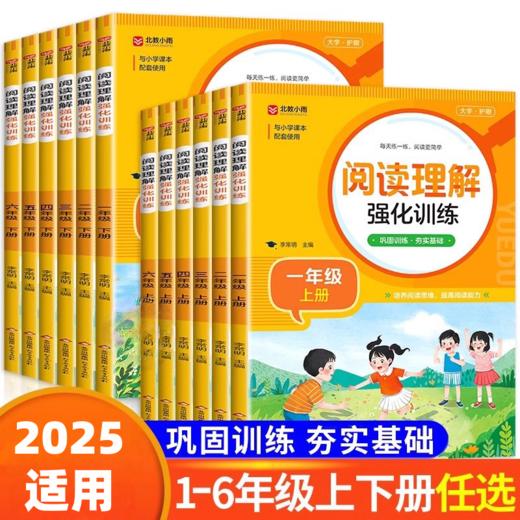 北教小雨 语文阅读理解强化训练一二三四五六年级下册小学语文人教版课外阅读理解专项训练书每日一练 商品图0