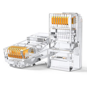 绿联六类网线水晶头 6类千兆网络接头 CAT6镀金工程级RJ45电脑连接器适用超六类非屏蔽网线 100个60558 商品图7