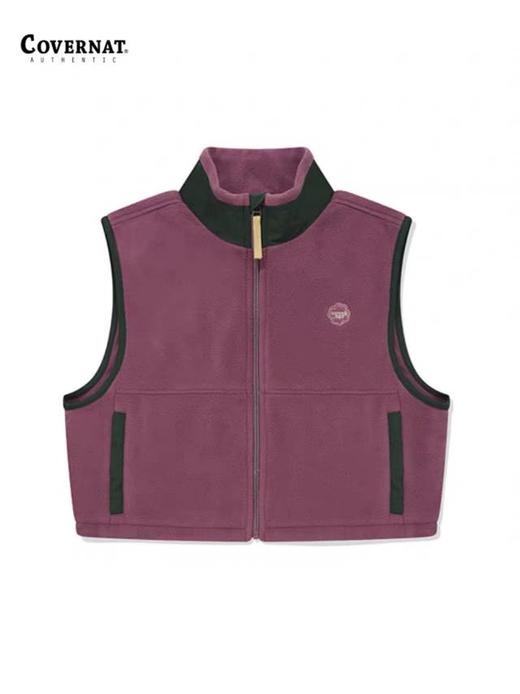 【春上新】【6折】6楼COVERNAT羊士摇粒绒马甲吊牌价699折后价419 商品图0