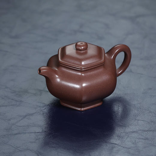 【青山特惠】 精品全手工紫泥六方掇只紫砂壶 220cc 周玉奇【大拍级陶手】 商品图1