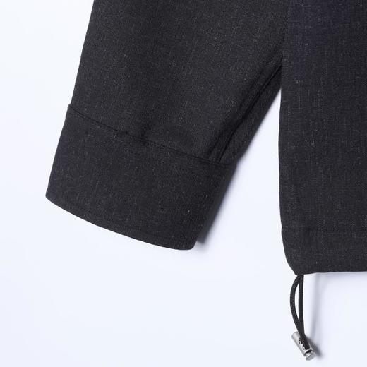 61079SDSA男士秋冬新款痞帅男装简约纯色半纽扣翻领设计长袖T恤百搭潮 商品图3