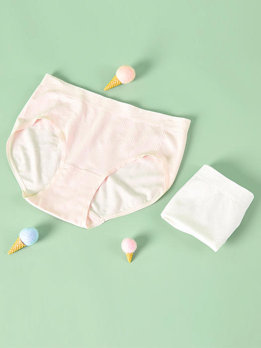 笛莎Deesha 童装女童纯色棉柔内裤组合装 商品图1