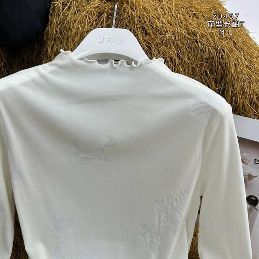 74TX20457#提花花型长袖T 商品图1