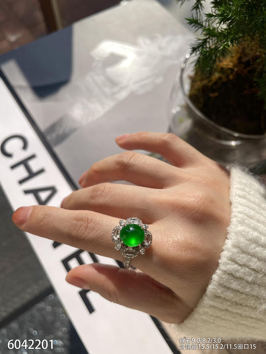 6042201，蛋面戒指。具体价格微信咨询 商品图4