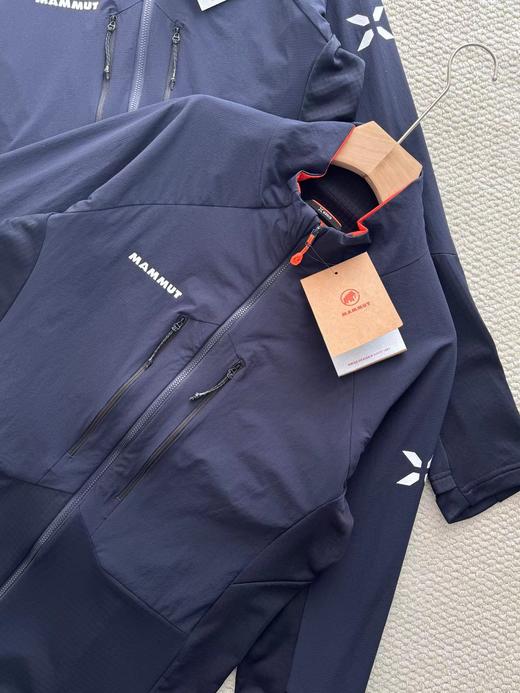 F011607艾格系列男款立领轻量棉抓绒上衣 商品图7