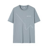 GXG男装【线条山岳】夏季新款简约时尚百搭情侣款纯棉圆领短袖T恤K&C 商品缩略图4