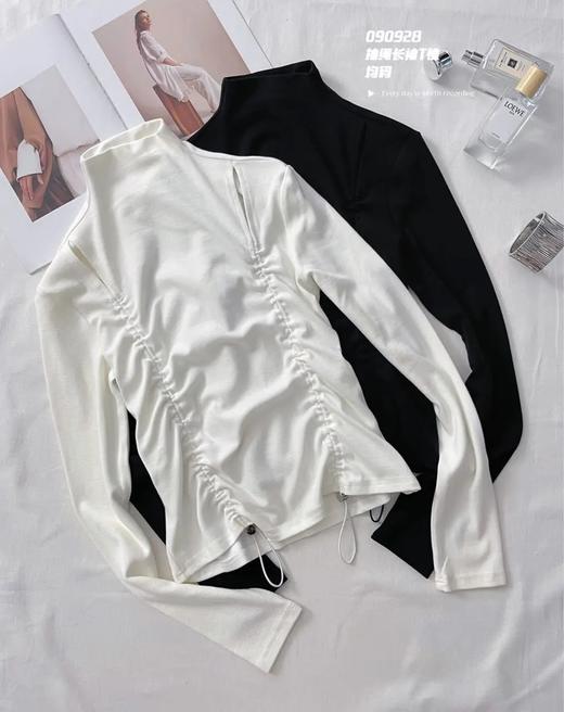 33GAM090928#抽绳长袖T恤 商品图0