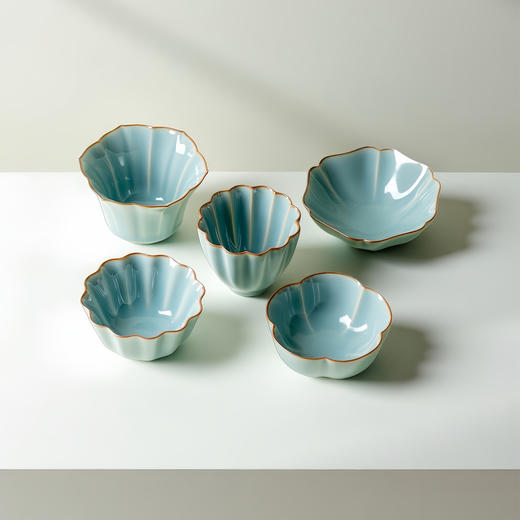 墨己丨汝窑主人杯 陶瓷茶杯 开片 茶盏 功夫茶具 家用品茗杯 单杯 个人杯 多款可选 商品图3