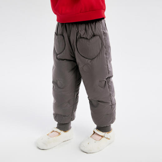 笛莎Deesha  女童羽绒裤2025年冬季新款小女孩宝宝儿童加厚保暖长裤 商品图1