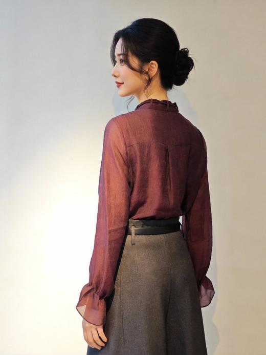 简约大气衬衫SZ1F50-凝夜紫 商品图2