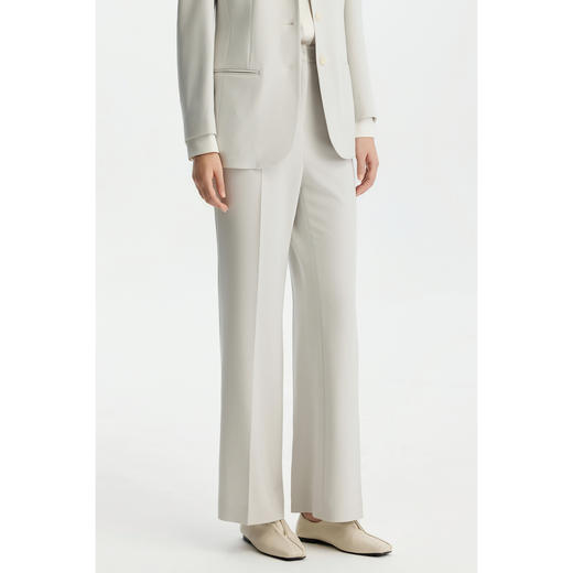 商场同款PURE TOUCH女装26春夏新款高腰西装裤微喇垂顺长裤三醋酸 商品图8